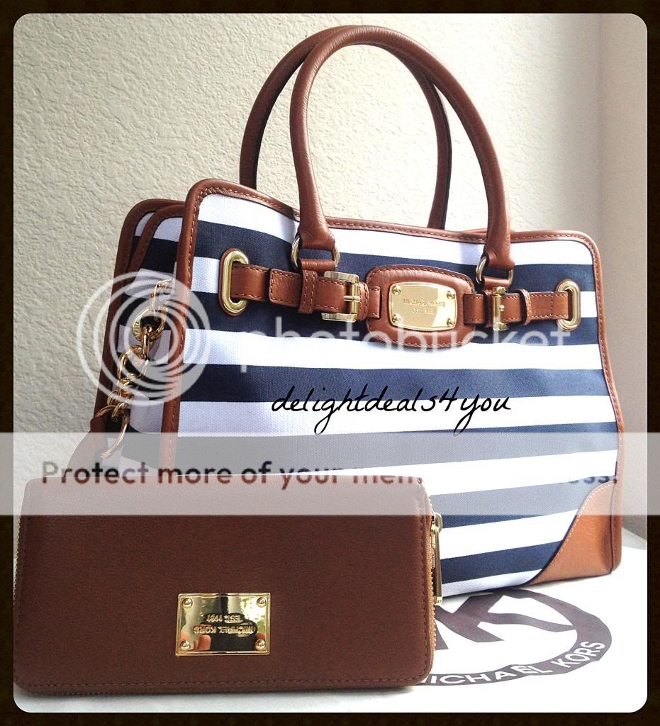 ... KORS MK MARINA NAVY BLUEWHITE STRIPED HAMILTON LARGE TOTE HANDBAG ... KORS MK MARINA NAVY BLUEWHITE STRIPED HAMILTON LARGE TOTE HANDBAG