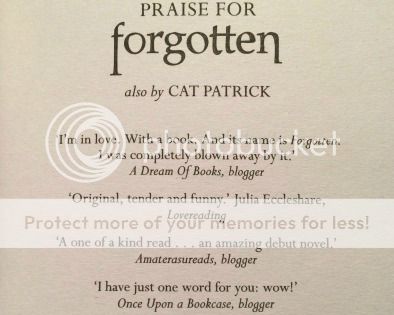 Quote in Revived by Cat Patrick