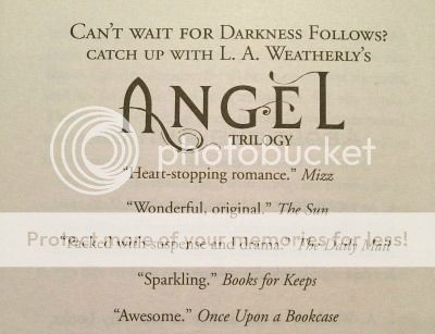 Quote in Broken Sky and Darkness Follows by L. A. Weatherly