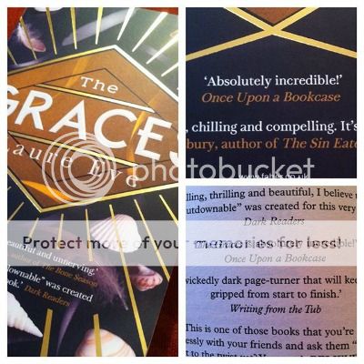 My Quote in and on the back cover of The Graces by Laure Eve