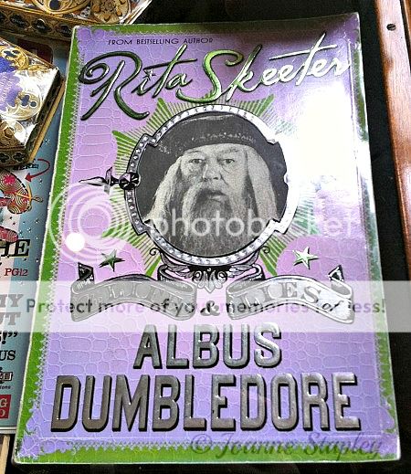 Props from the movies: The Life and Lies of Albus Dumbledore by Rita Skeeter - The House of MinaLima