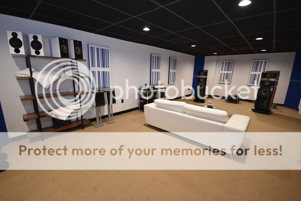 Our latest addition to the showroom. This is one of two large listening rooms.