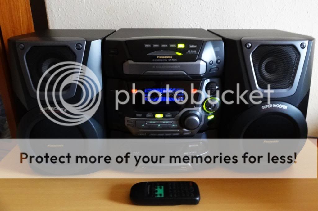 Panasonic SAAK25 Mini Hifi Stereo System, 5 CD, 2 x 100 Watts Music Power! eBay