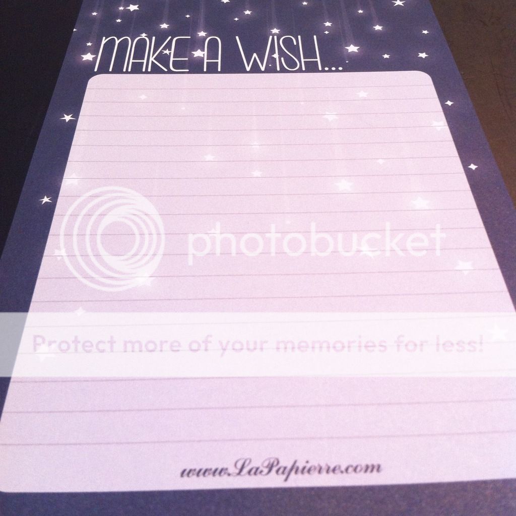 Make a Wish Letter Writing Stationary from La Papierre
