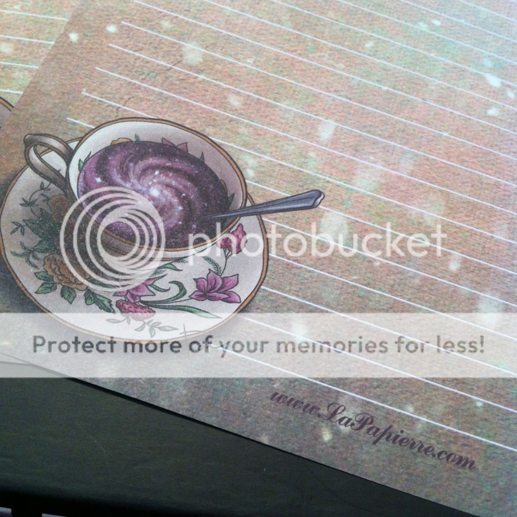 A Cup of Galaxy Letter Writing Stationary from La Papierre
