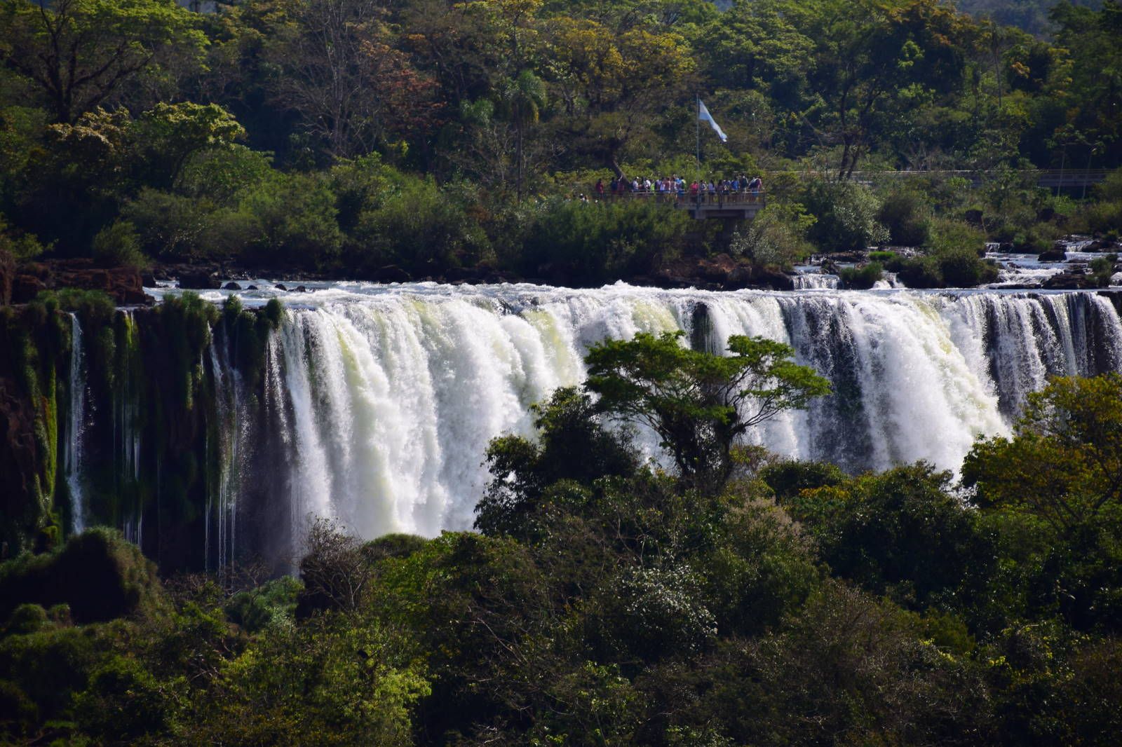 ИзоБразилия акупунктурно. Рио-Игуасу с обеих сторон