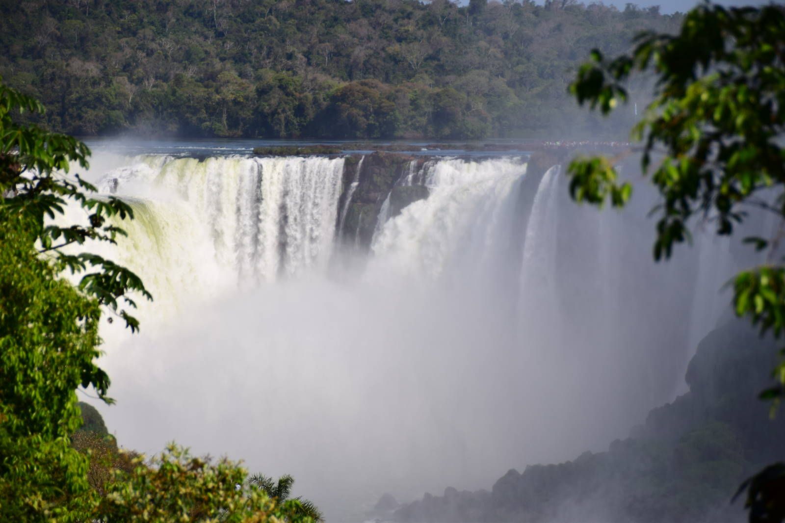 ИзоБразилия акупунктурно. Рио-Игуасу с обеих сторон