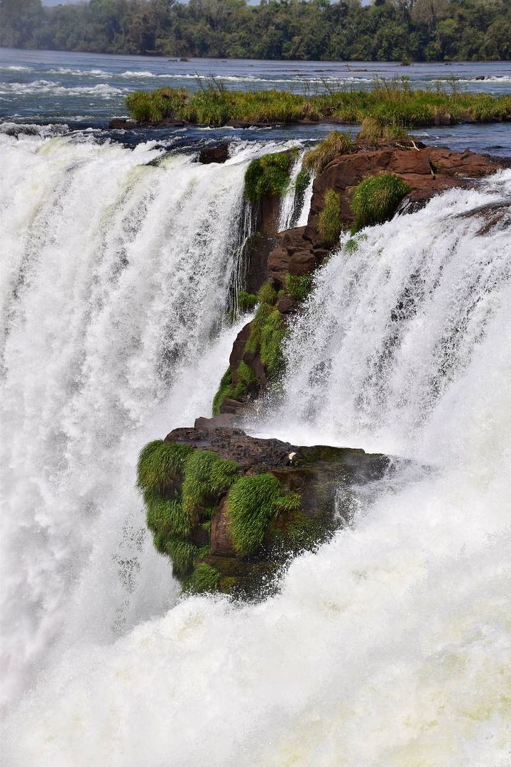 ИзоБразилия акупунктурно. Рио-Игуасу с обеих сторон