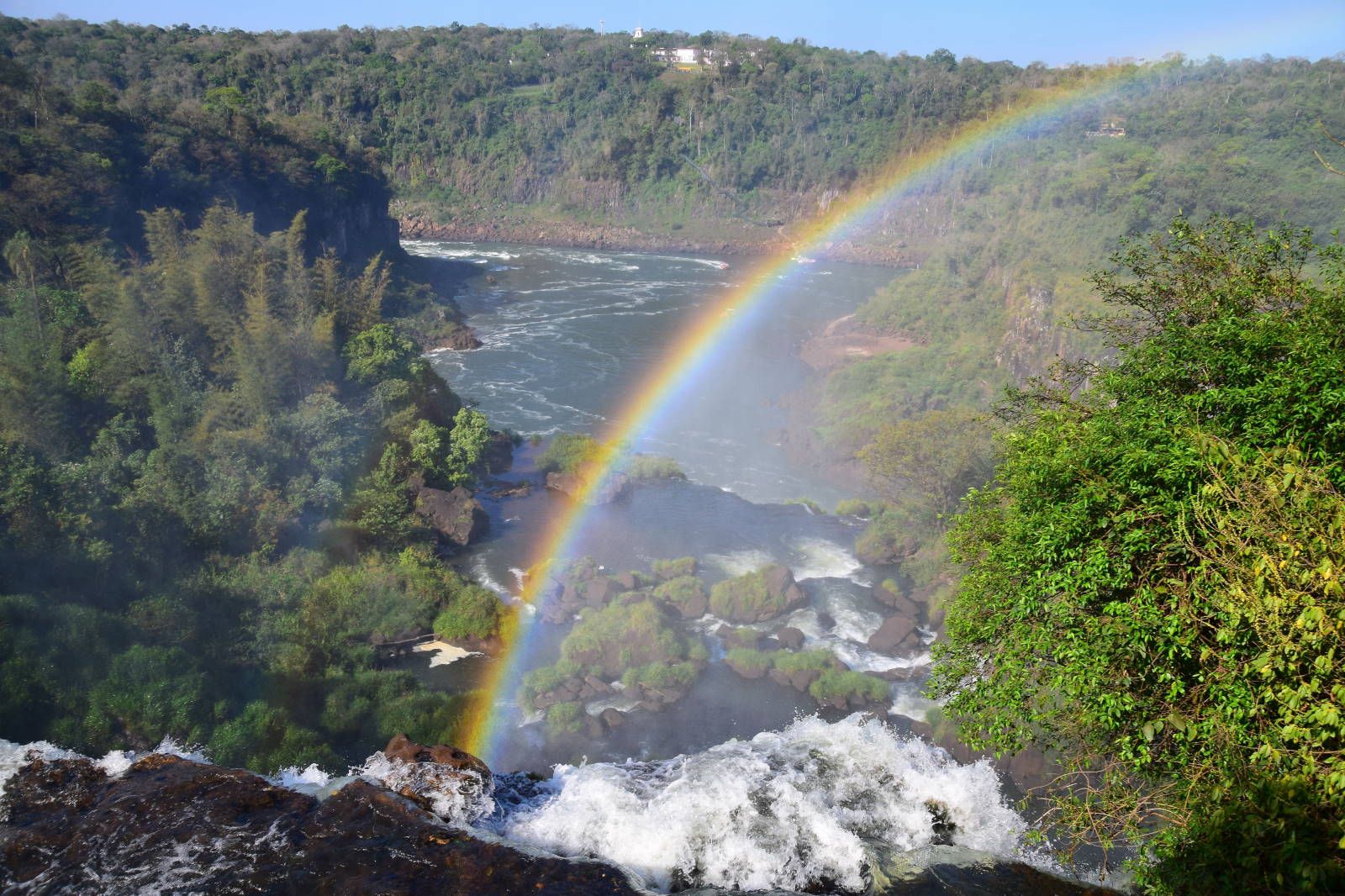 ИзоБразилия акупунктурно. Рио-Игуасу с обеих сторон