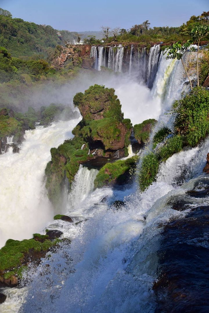 ИзоБразилия акупунктурно. Рио-Игуасу с обеих сторон